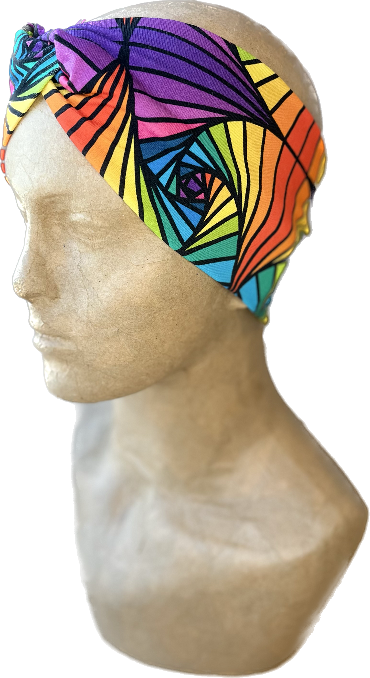Headband - tessellating rainbow