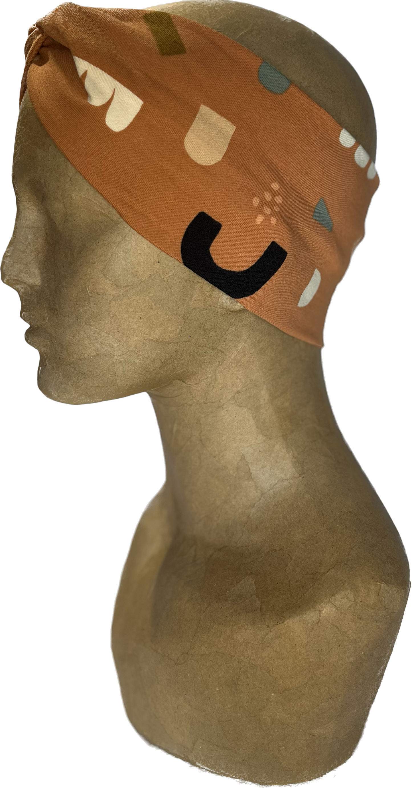 Headband - Terracotta Random Pattern