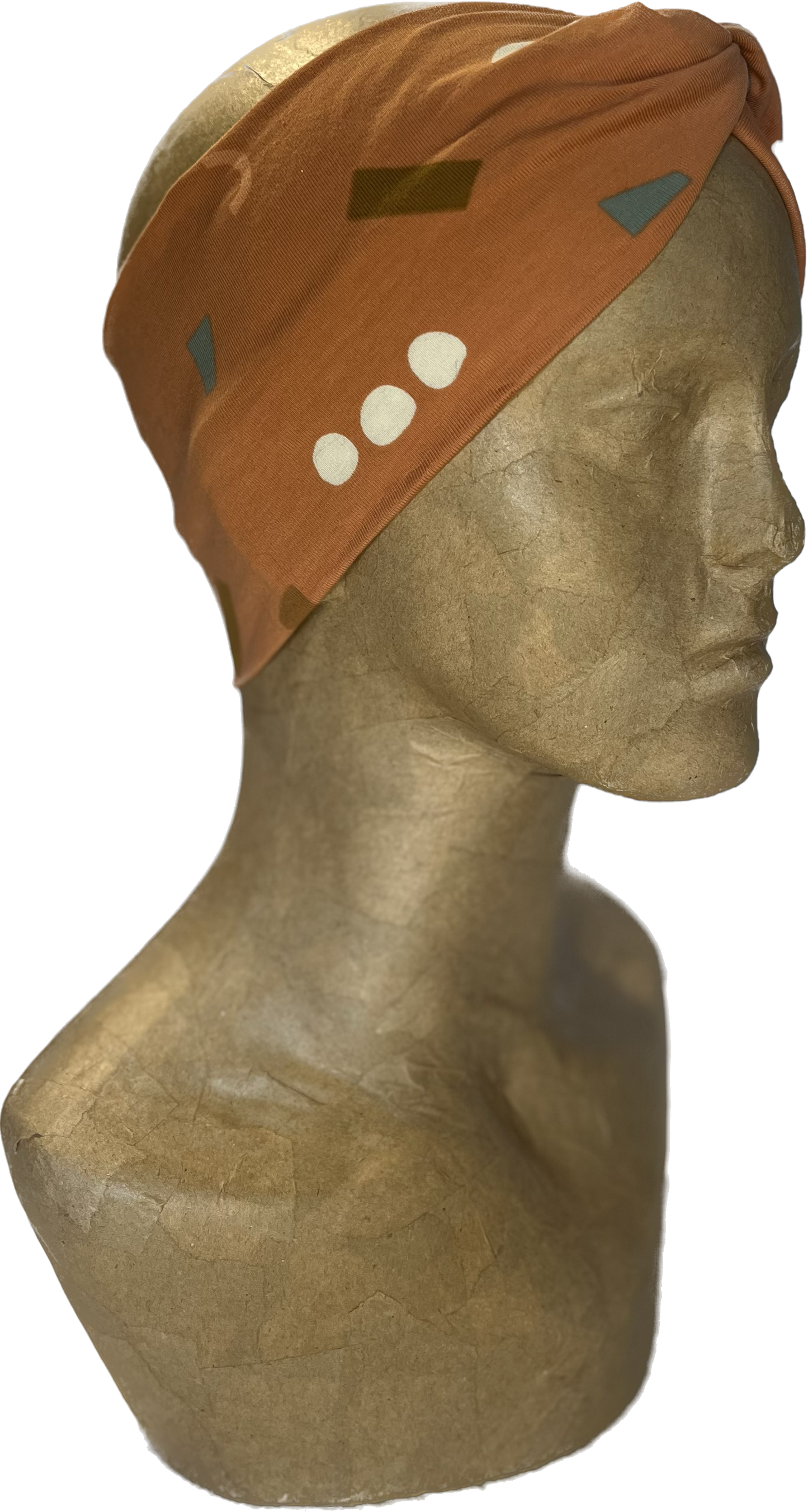 Headband - Terracotta Random Pattern