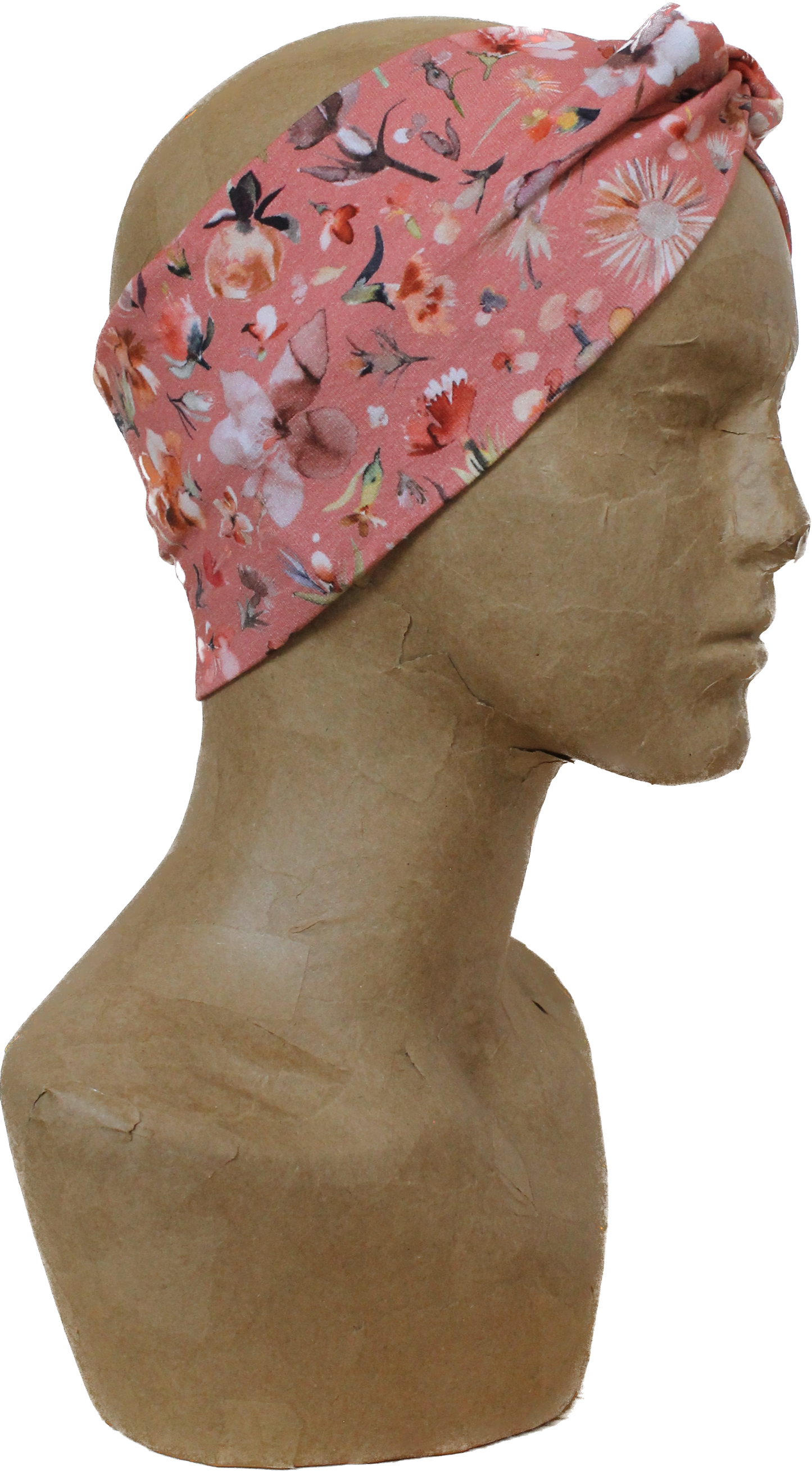 Headband - Florals on Rose