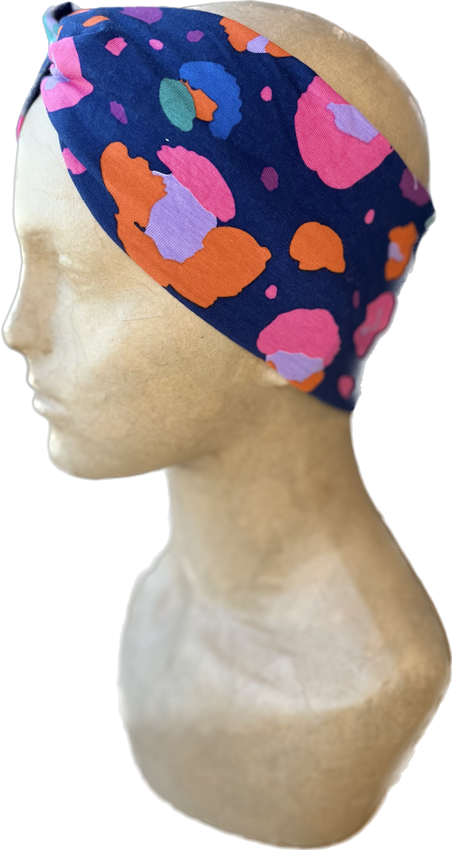 Headband - animal mark navy