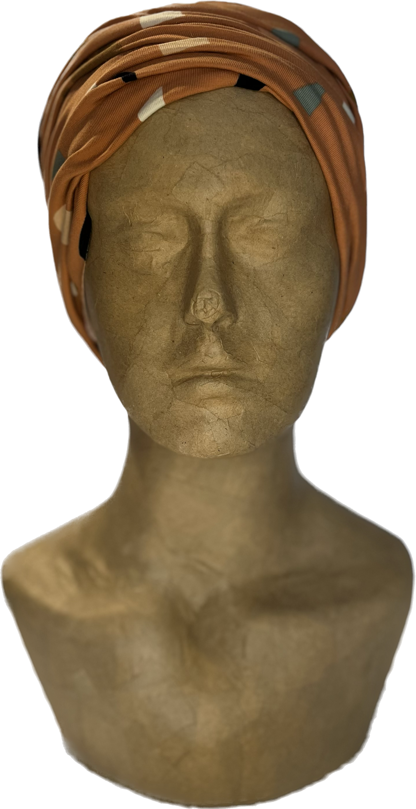 Buff - Terracotta random pattern
