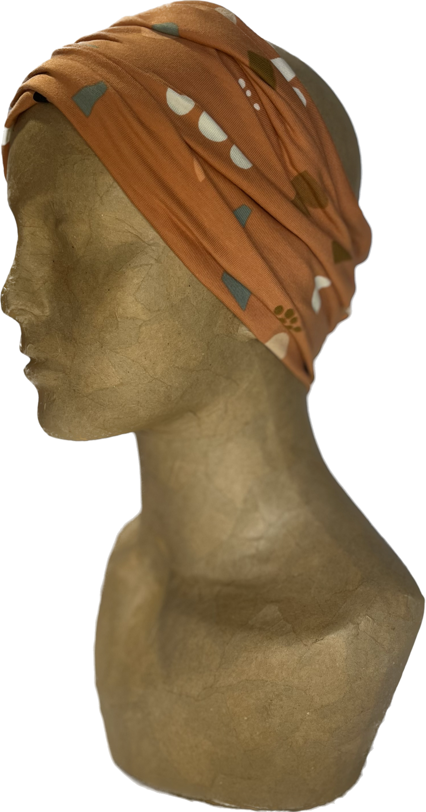 Buff - Terracotta random pattern