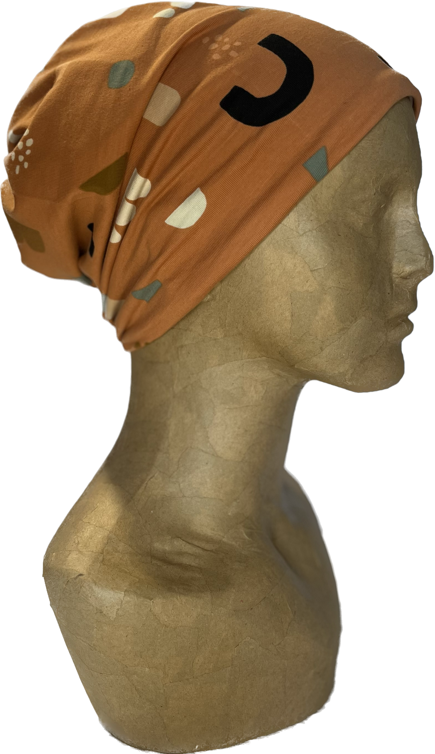 Buff - Terracotta random pattern