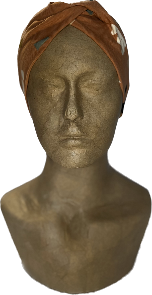 Headband - Terracotta Random Pattern